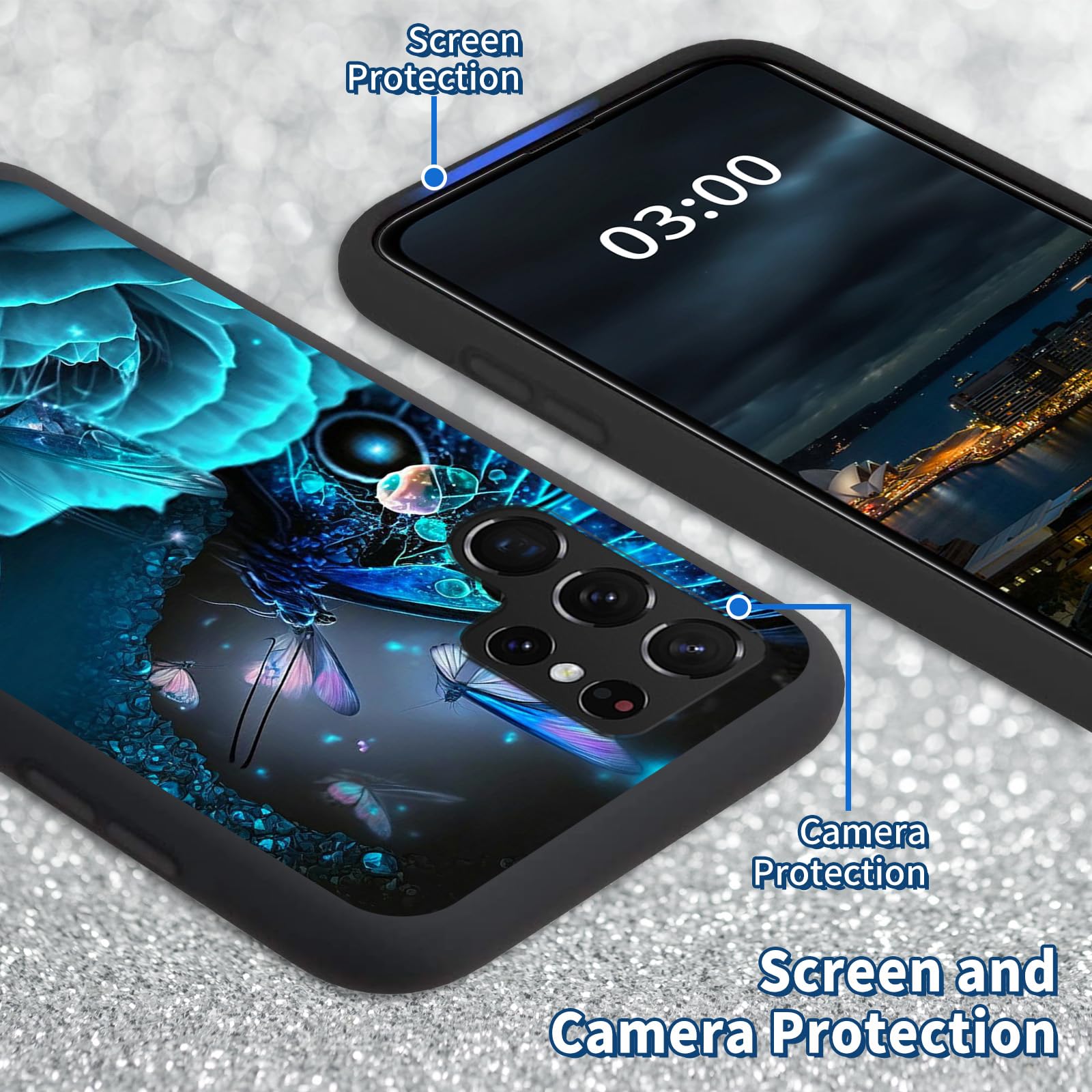 Amazon.com: for Samsung Galaxy S26 Ultra Case with Art Butterfly